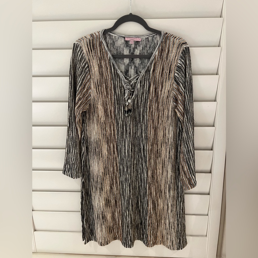 Calypso knit dress/ tunic size large